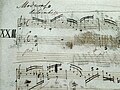 Prélude op. 29 Nr 23 F Chopins original handrwiting