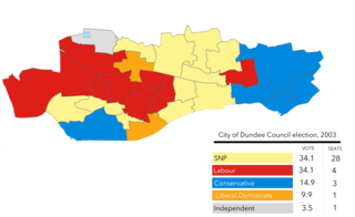 <span class="mw-page-title-main">2003 Dundee City Council election</span>