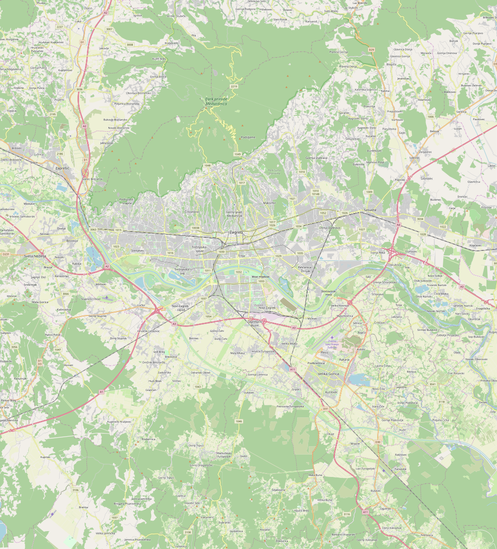 Grad Zagreb nalazi se u Grad Zagreb