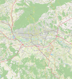 Mapa lokalizacyjna Zagrzebia