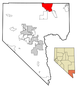 Moapa Town i Clark County och Nevada