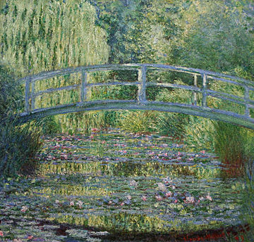 Claude Monet, Japanese Bridge and Water Lilies, c. 1899