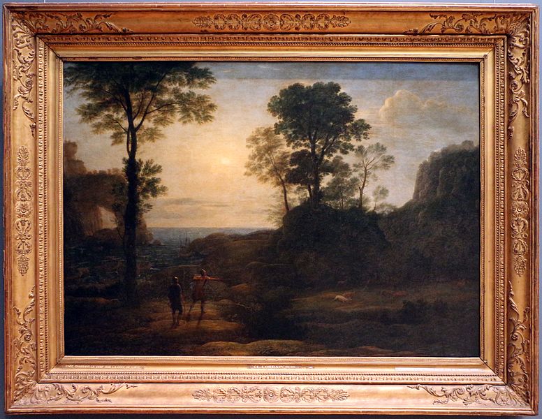 File:Claude lorrain, enea caccia il cervo sulle coste della libia.JPG