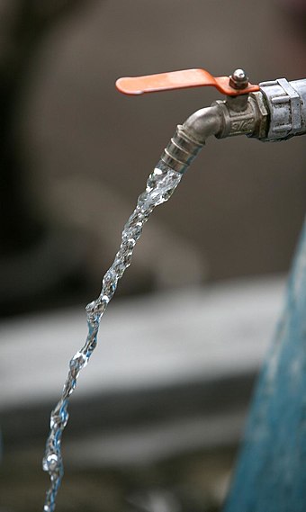 Tap water is drinking water supplied through plumbing for home use in many countries.