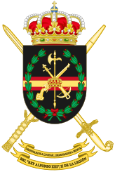 Primera versión del escudo usado como una unidad de infantería.