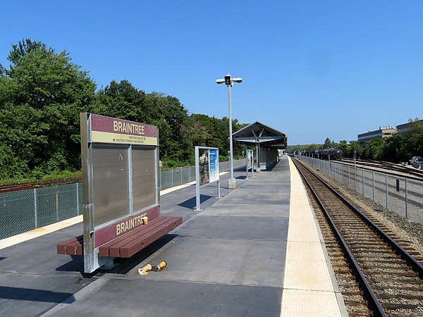 The 1997-opened commuter rail platform