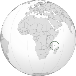 Map of the Comoros