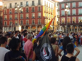 Manifestação em Valladolid