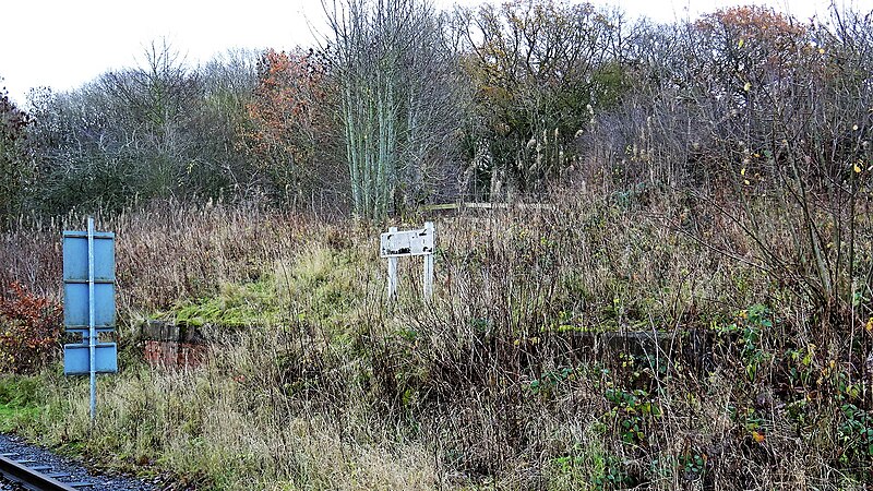 File:Constable Burton railway station, Richmondshire, North Yorkshire - old platform.jpg