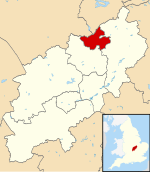Corby in Northamptonshire