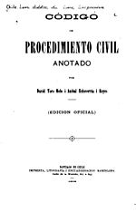 Miniatura para Código de Procedimiento Civil de Chile