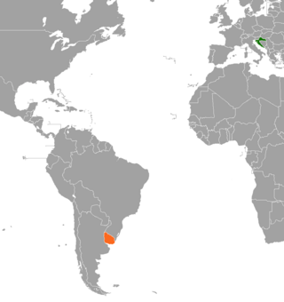 <span class="mw-page-title-main">Croatia–Uruguay relations</span> Bilateral relations