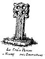 Croix percée dessinée par Léon Coutil vers 1918