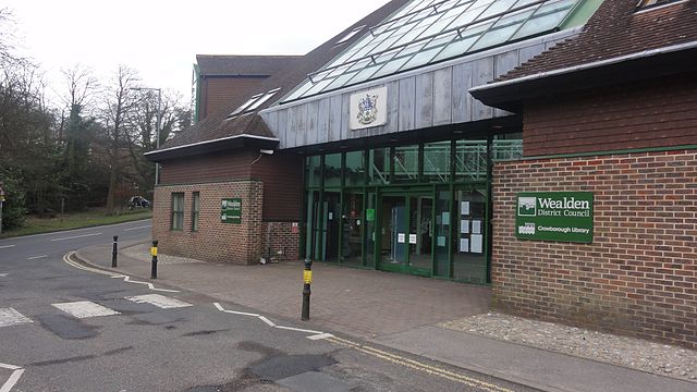 Council's former Crowborough office at Pine Grove, built 1988.