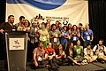 Group photo of the cuties with their assistants during Wikimania 2017