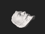 Ivar Arosenius dödsmask (3D-modell)