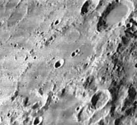 Снимок зонда Lunar Orbiter - IV