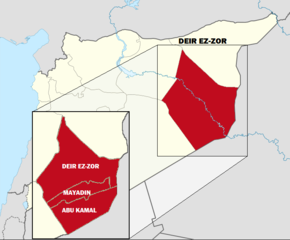 Jednotlivé okresy provincie Dajr az-Zaur