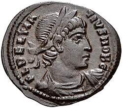 Монетно изображение на Далмаций Цезар