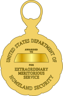 <span class="mw-page-title-main">Homeland Security Distinguished Service Medal</span> United States Homeland Security Department distinguished service medal