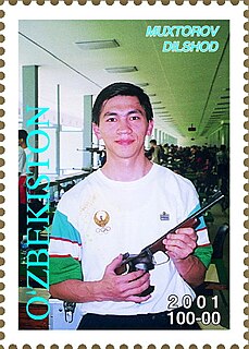 Dilshod Mukhtarov Uzbekistani sports shooter