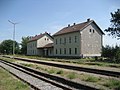 Aufnahmegebäude vom Bahnhof Dobermannsdorf