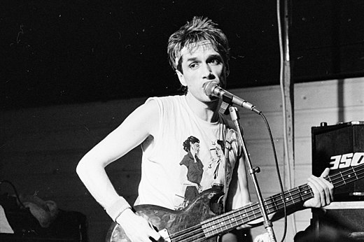 Optreden met Doe Maar in 1982