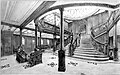 Hình vẽ Cầu thang lớn ở khoang hạng nhất trên Titanic