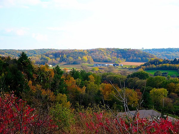 Autumn in the Driftless Area of Cross Plains, Wisconsin