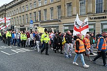 An EDL march in Newcastle, 2017 EDL and Unite marches in Newcastle - 36998477091.jpg