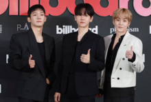 Exo-CBX at Billboard K Power 100 in 2024 />From left to right: Chen, Baekhyun, and Xiumin