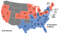 Results in 1884 ElectoralCollege1884.svg