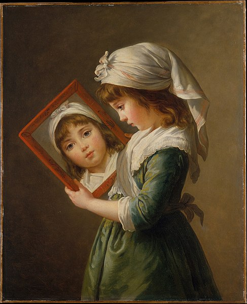 File:Elisabeth Louise Vigée Le Brun - Julie Le Brun (1780–1819) Looking in a Mirror - 2019.141.23 - Metropolitan Museum of Art.jpg