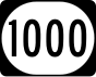 Marcador Kentucky Route 1000