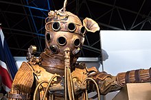 The Victorian spacesuit, on display at a Doctor Who exhibition Empress of Mars Victorian spacesuit - Doctor Who Experience - Cardiff-60 (35807944733).jpg