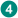 Eo circle teal white number-4.svg