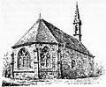 Ergué-Gabéric : la chapelle saint-André (dessin de Louis Le Guennec)