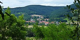 View from Weißenburg to Etzelbach