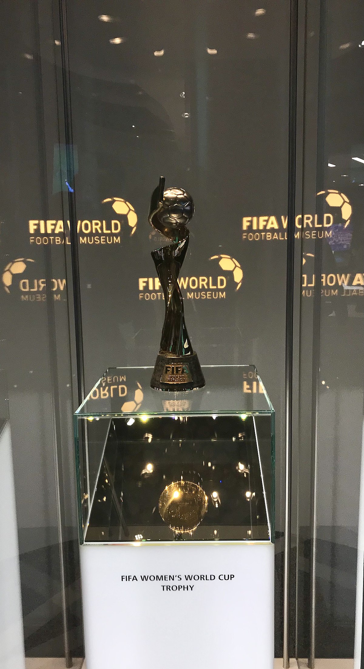 National Archives Displays Women's World Cup Trophy