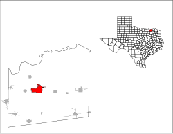 Fannin İlçe Bonham.svg