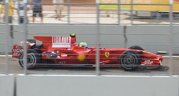 Felipe Massa won the race for Ferrari.