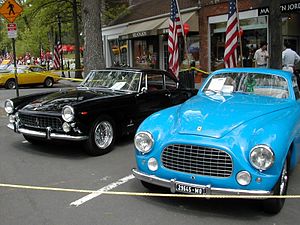 Ferrari 250 GTE and 1951 Ferrari 212 Touring.jpg