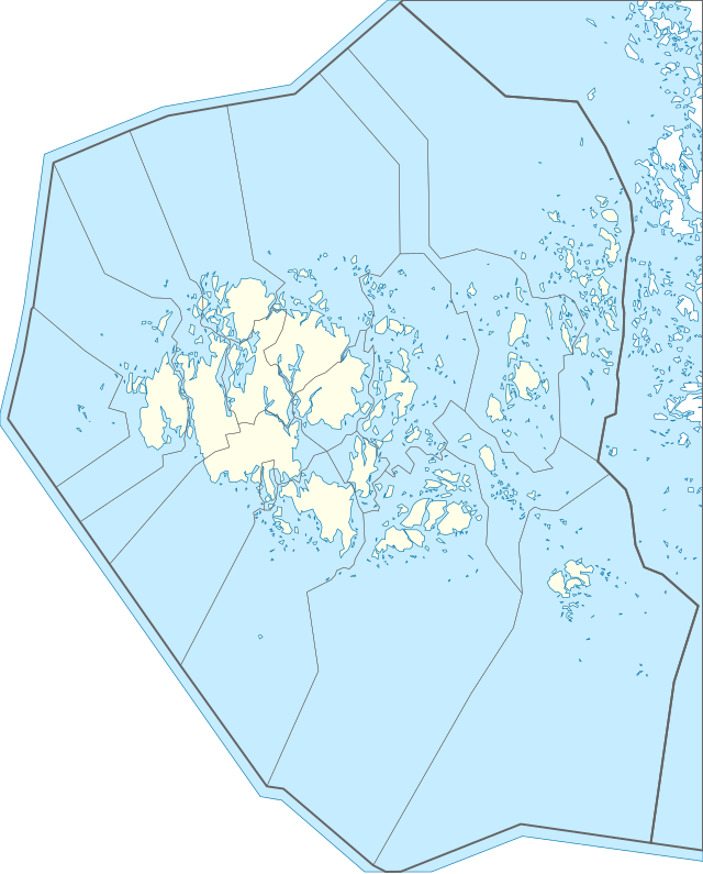 Аландские острова карта