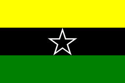 Flagge von Dar El Kuti Republic.svg