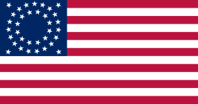 Flag of the United States of America (1863–1865)