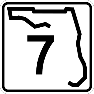 <span class="mw-page-title-main">Florida State Road 7</span> State highway in Florida, United States