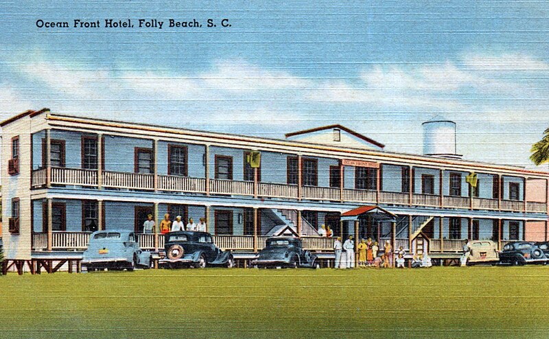 File:Folly Beach - Ocean Front Hotel.jpg