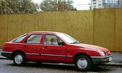 Ford Sierra. Хетчбэк с такой формой задней части также могут называть нотчбеком.