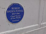 Bekas kediaman Robert Baden-Powell, Hyde Park Gate, London (25 September 2014) 001.jpg