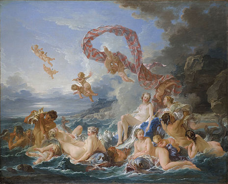 Venus triumf (1740). Nationalmuseum, Stockholm.